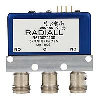 Radiall R570013100 Coaxial Switches SPDT Ramses N 3GHz Failsafe 28Vdc TTL Diodes Pins Terminals