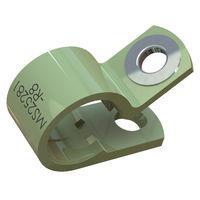 Essentra Components NM-28-R28 Cable Mounting & Accessories MS25281-R28, Loop Clamp ,Green,1-3/4 in Hold