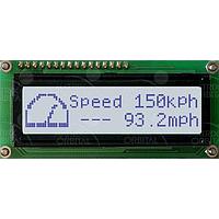 Matrix Orbital LK162-12-GW-V-E LCD Character Display Modules 16x2 key,BlTxt,CB BG Wide Volt, Ext Temp