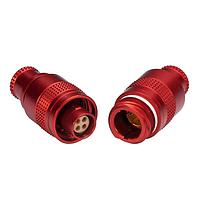 LEMO PMS.0M.305.LLCR Connectors Receptacle Size 0 5 Contacts Red