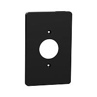 Square D SQWS422001BK Cover Frame 1 G MID+ SINGLE OUTLET WALL PLATE BK