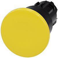 SIEMENS A6X30136587 Mushroom MUSHROOM PUSHBUTTON. 40MM. YELLOW