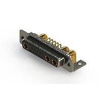 EDAC 630-13W3640-4NC Mixed Contact D-Sub Connectors Right-angle Power Combo D-Sub Connector