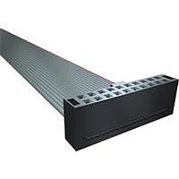 Samtec HCSD-10-S-24.00-01-P05 Samtec IDC Socket and Terminal Cable Assemblies, 0.100" Pitch