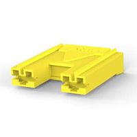 AMP Connectors - TE Connectivity 353148-4 Housing 187 POSITIVE LOCK REC 2P YELLO