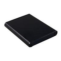 Hammond Manufacturing 1455A802BK PC Board Alum w/Plastic Ends 3.15x2.76x.47" Black