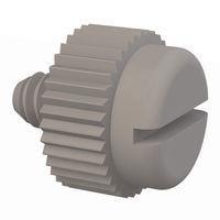 Essentra Components 090440014TEG Thumb Screw Slotted Thumb Screw, #4-40 Thread, 9/64 Lg