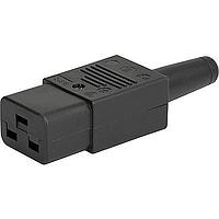 Schurter 4795.0100 Outlets 16A REWRBL CONN C19 CABLE DIA 10mm BLACK