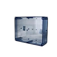 Bud Industries BT-2742 Electrical Enclosures Blue Clear Plastic Enclosure (11.8 X 9.1 X 3.4 In)