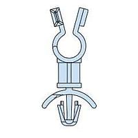 Heyco 14188F Standoff Cable Clip PMLC 43-50 V-0 NATURAL