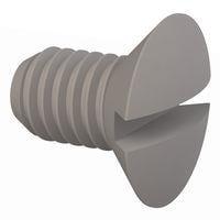 Essentra Components 50M030050L005 Slotted Countersunk 90 Slotted CSK Screw, M3 X .5 Thread, 5mm Lg