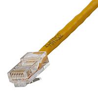 AIM-Cambridge / Cinch Connectivity Solutions 73-7775-7 Cat 5e CAT5E Assembled Patch Cable 7 ft Yellow