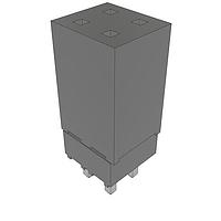 Samtec ESQ-102-12-L-D Sockets Elevated Socket Strip, 0.100" Pitch