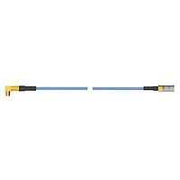 Amphenol FRSMPM-047-MV67.3SMPM-030 RF Cable Assemblies SMPM R/A Female to VITA 67.3 SMPM Male Plug-In Contact 3" Cable Assembly for .047 Flexible Coax