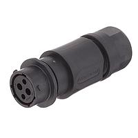 Amphenol SINE Systems RTS1BS14N2S03 Connectors Inline Receptacle 2+2 POS SZ 14 Socket