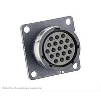 Eaton Souriau-Sunbank UTGX01419SY Receptacles Square flange receptacle, without backshell, for 19 female contacts, IP68/69K, keying Y