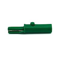 Mueller BU-161-5 RF Connector Accessories INSULATED ALLIGATOR CLIP W/4MM SOCKET GREEN