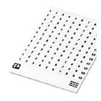 PHOENIX CONTACT 0804374:0001 Marker Cards, Labeled SK 6,2/3,8 FORTL.ZAHLEN 1-10