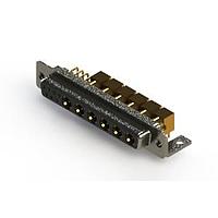 EDAC 630-13W6240-7TC Mixed Contact D-Sub Connectors Right-angle Power Combo D-Sub Connector