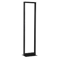 HellermannTyton T7RRB Racks & Rack Cabinets Freestanding Relay Rack, 84.0", Black, 1/box