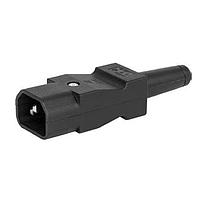 Schurter 9009.0111 Plugs Screwing Cable Term Black 8 (10) mm