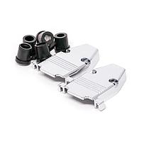 AIM-Cambridge / Cinch Connectivity Solutions 40-9715HMG EMI/RFI Shielded Backshell HOOD METAL 15 POS. W/RUBBER GROMMET