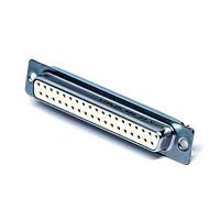 Lorlin SDS37Y Receptacle D-Sub Connectors 37C STRAIGHT PCB REC