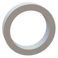 Essentra Components 17W07092 Flat Washer Flat Washer, .531 ID, .697 OD, .158 Thick, Natural, Nylon