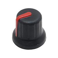 Eagle Plastic Devices 450-BA161 Knobs & Dials BLK/RED 16mm D-SHAFT