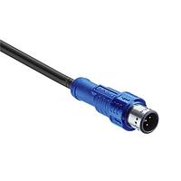 Amphenol LTW MC-050500-MM0-CPA05 Sensor Cables / Actuator Cables NMEA 2000, Micro, Metal, 4A, 05 pins, Male Connector, Male Contact, Straight-to-Straight, Push Pull, Overmolded Double Ended, Length 5000mm, IP68