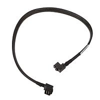 AMP Connectors - TE Connectivity 2820328-2 Mini SAS/SATA Cable R/A to R/A 4i MR 0.5 100 Ohm