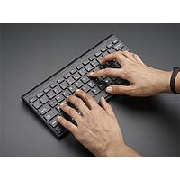 Adafruit 1737 Electromechanicals Black Mini Wireless Keyboard w/batteries