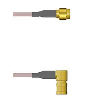 Amphenol Custom Cable Q-3C03T000R006i RF Cable Assemblies SMA-SP/SMB-RP G316D 6I