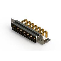 EDAC 629-24W7650-3N3 Mixed Contact D-Sub Connectors Right-angle Power Combo D-Sub Connector