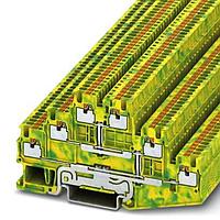 PHOENIX CONTACT 3213739 Ground Modular Terminal Block PT 1,5/S-3PE