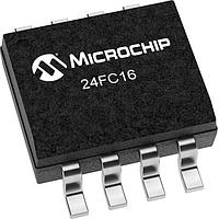 Microchip Technology 24FC16-E/SN EEPROM 16Kb I2C , 1MHz 1.7-5.5V, 8-SOIC