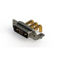 EDAC 629-3WK3650-4T3 Mixed Contact D-Sub Connectors Right-angle Power Combo D-Sub Connector