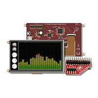 4D Systems uLCD-70DT-Pi Resistive 7" LCD pk Rsbry Pi w/adptr shield+cable