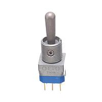OTTO T3-15262 Toggle Switches Snap Action Dbl Pole (ON) OFF ON