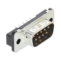 AMP Connectors - TE Connectivity 747871-2 Plug PLUG FRNT MTL SHL 9P standard mtng holes