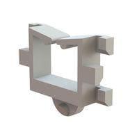 Essentra Components LEWSE-27-19 Wire Saddle Wire Sdl,Edge Mnt,Natural