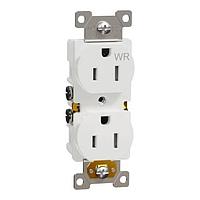 Square D SQR42104WH Duplex Outlets WR/TR 15A DUPLEX OUTLET RESI WH