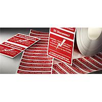 AMP Connectors - TE Connectivity SOL-CSC-159254-4-0.1 Labels Caution Solar Circ. PVC Reflect Label