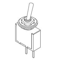 Mountain Switch 1055-TA1320B-EVX Toggle Switches SPST 2 PIN PC MNT