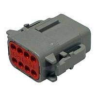 DEUTSCH - TE Connectivity DTM06-08SA 8-Way 8P DTM PLUG ASM KEY A