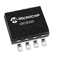 Microchip Technology 25CS320T-E/SN EEPROM 32 Kbit SPI SERIAL  w/ECC, 8-SOIC T&R, 125C Ext Temp
