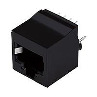 Same Sky (formerly CUI Devices) CRJ041-5-TH Modular Connectors / Ethernet Connectors RJ jack, 1 port, 8P8C, 50u, unshielded