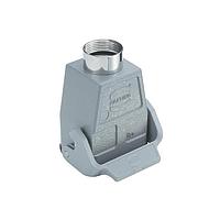 HARTING 09300060752 Hoods 6B CBL TO CBL PG 21 METAL 1 LEVER