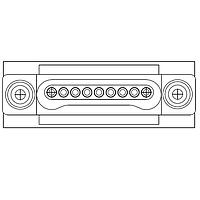 AMP Connectors - TE Connectivity SSM009C5N Connectors Thru-Hole