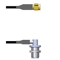 Amphenol Custom Cable Q-3D01S0008006i RF Cable Assemblies SMA-SP/N-RJB RG58 6I